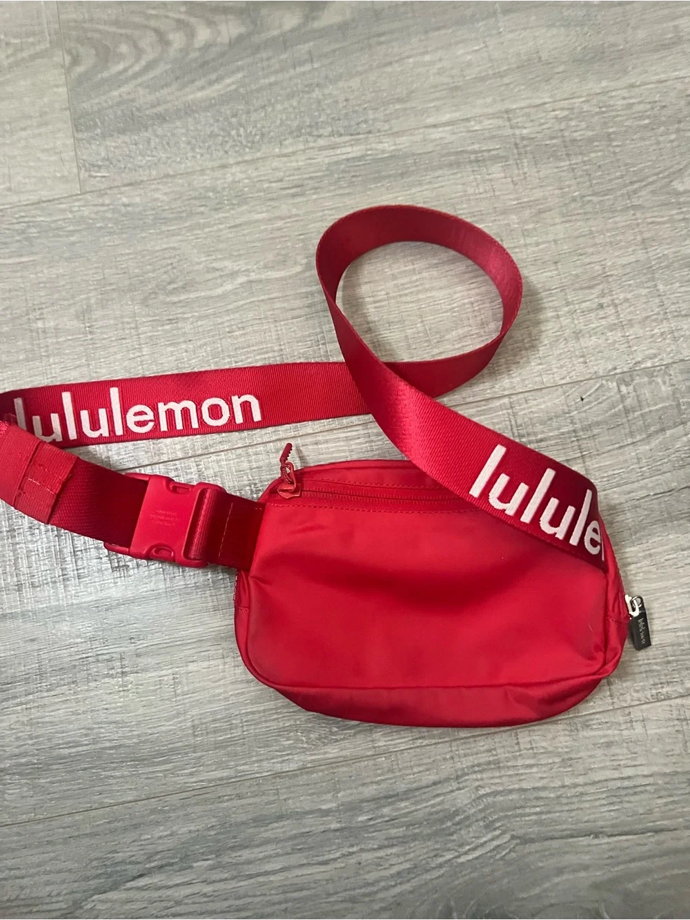 EUC Lululemon Red Everywhere Belt Bag - Employee Edition